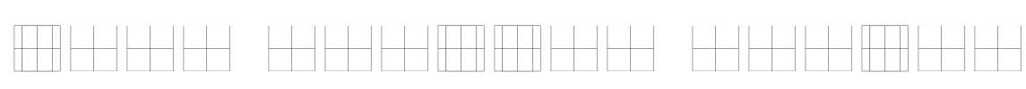 Koch Quadrat Guides Font Image