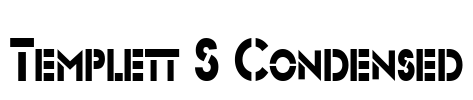 Templett S Condensed Font Image