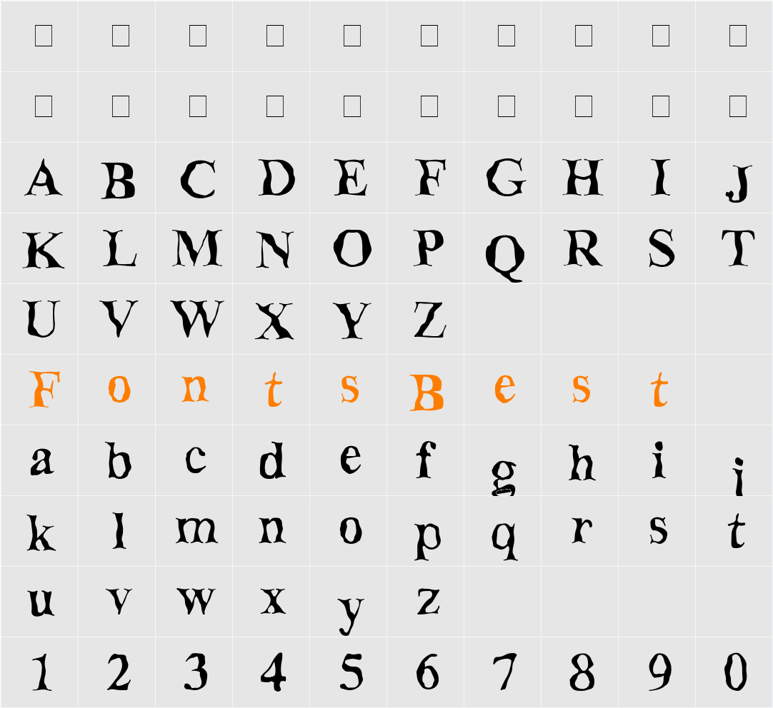Decomposing  Character Map