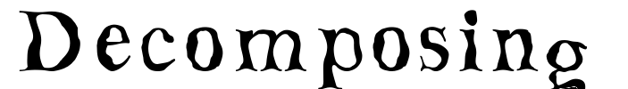Decomposing