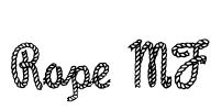 Rope MF Font Image
