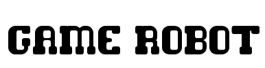 game robot Font Image