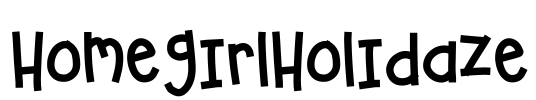 HomegirlHolidaze Font Image