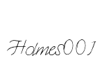 Holmes001 Font Image