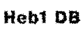 Heb1 DB Font Image