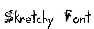 Skretchy Font Font Image