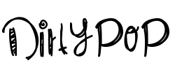 DirtyPop Font Image