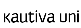 Kautiva Uni Font Image