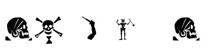 pirates pw Font Image