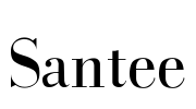 Santee Font Image