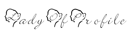 LadyOfProfile Font Image