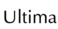 Ultima Font Image