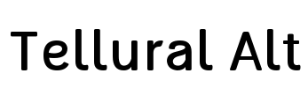 Tellural Alt Font Image