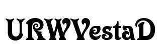 URWVestaD Font Image