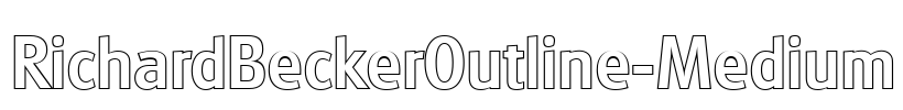 RichardBeckerOutline-Medium