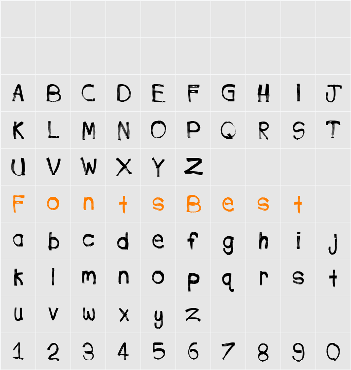 PhoneStreak Character Map