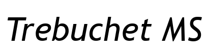 Trebuchet MS
