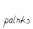 palnk3 Font Image
