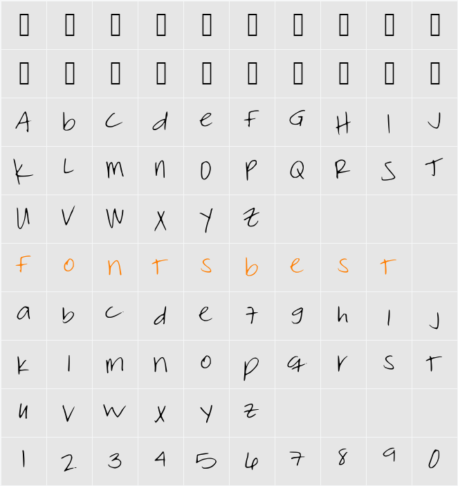 ThumperThursday Character Map