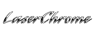 LaserChrome Font Image