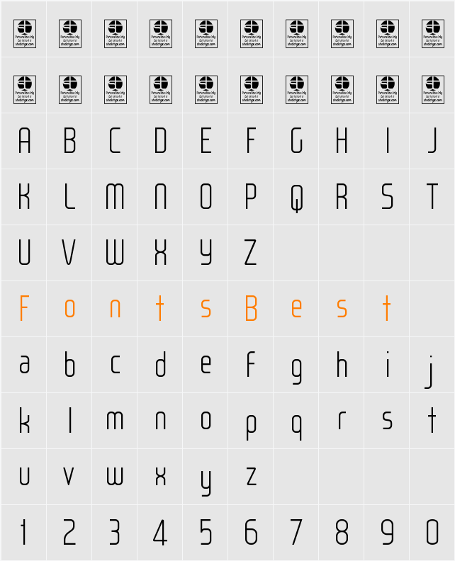 WOX~Modelist Light Demo Character Map