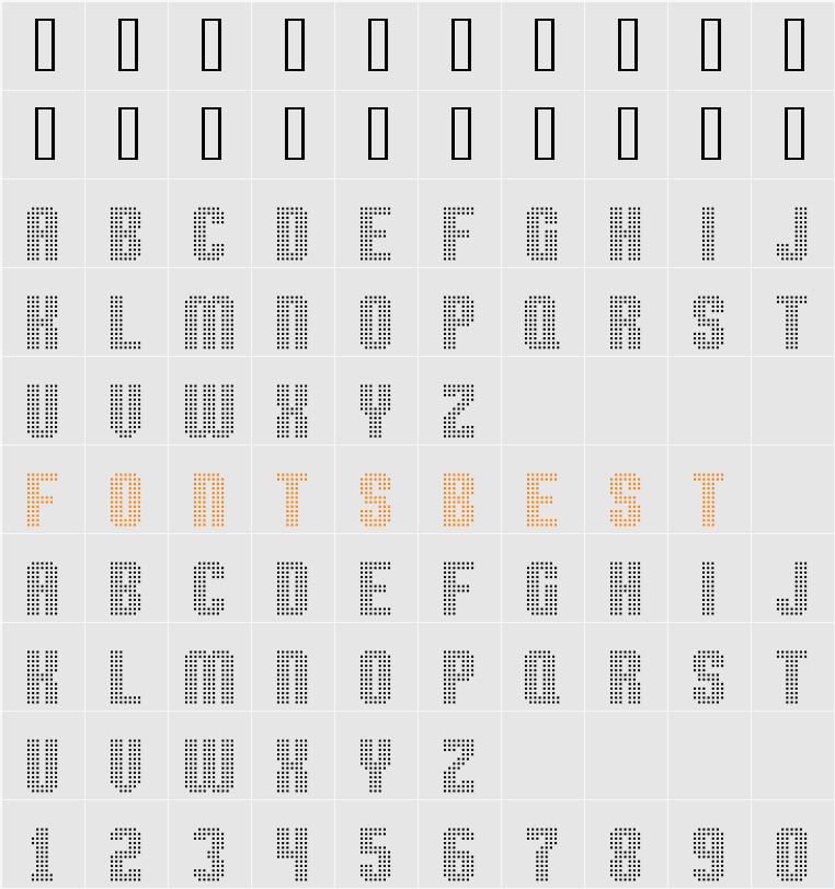 High speed Character Map