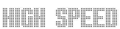 High speed Font Image
