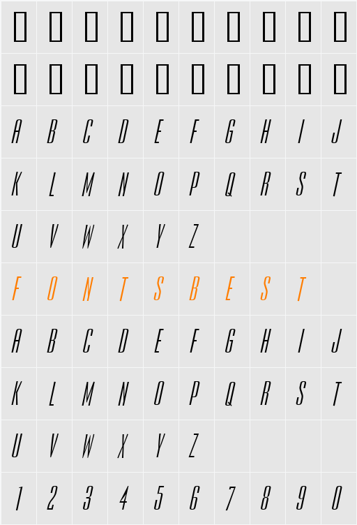 Expel Wide Character Map