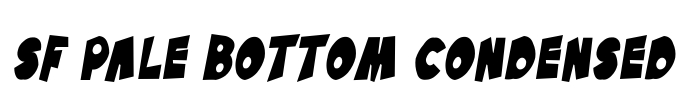 SF Pale Bottom Condensed Font Image
