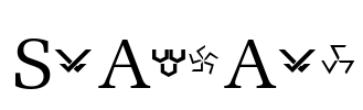 Stargate Font Image