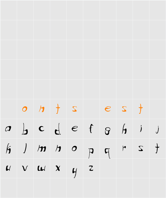 write that down Character Map