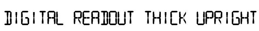 Digital Readout Thick Upright