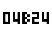 04b24 Font Image