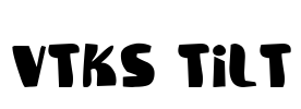 Vtks Tilt Font Image
