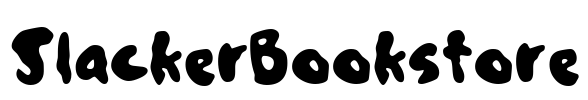 SlackerBookstore Font Image
