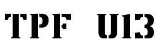 TPF U13 Font Image