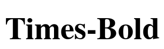 Times-Bold