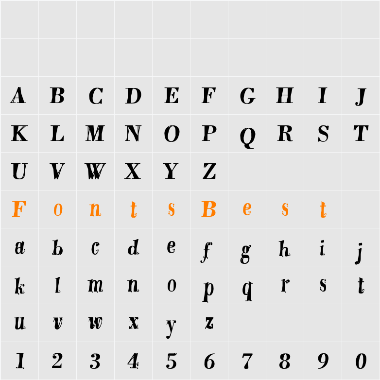 DoubleDutch Smooth Character Map