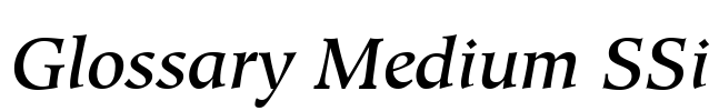 Glossary Medium SSi