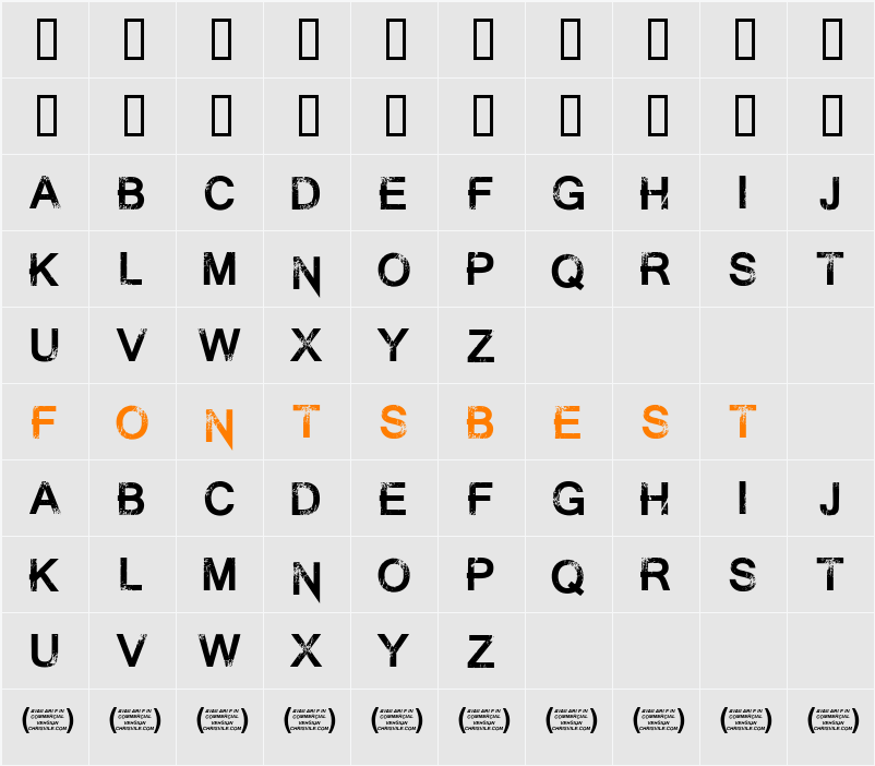 Summon the Executioner Character Map