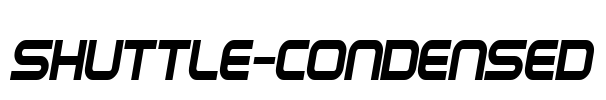 Shuttle-Condensed Font Image