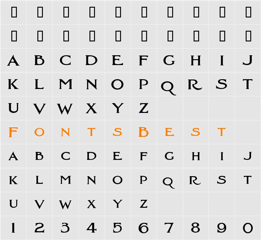 LHF Modern 1908 Classic | ATK Character Map