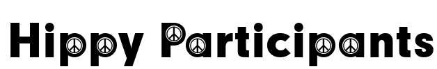 Hippy Participants Font Image