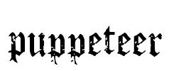 Puppeteer Font Image