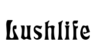 Lushlife Font Image