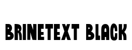 Brinetext Black Font Image
