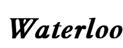 Waterloo Font Image