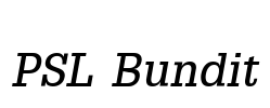 PSL Bundit Font Image