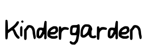 Kindergarden Font Image