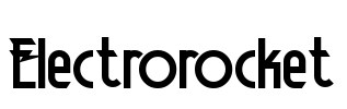 Electrorocket Font Image